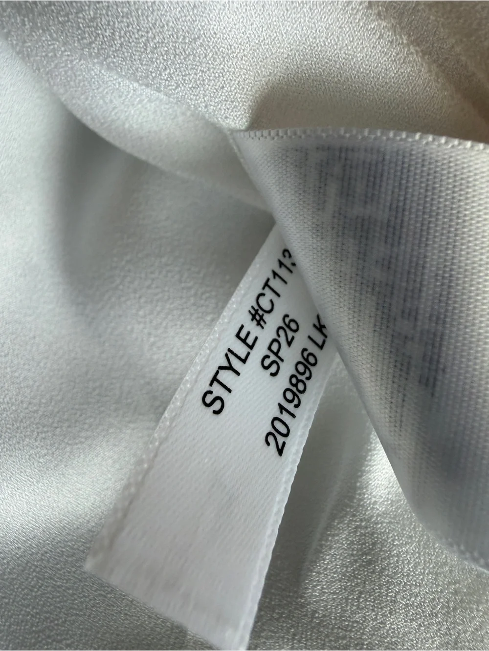 J.Crew Shrunken V-Neck Vest Top White Size 4 Cotton Blend NWT